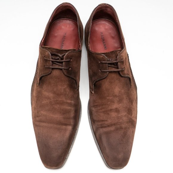 MAGNANNI Men\'s Suede Handmade Leather Shoes Size9 main image 4